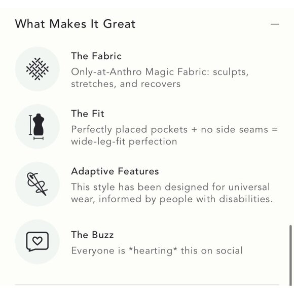 NWT Size 20W -The Colette Magic Fabric Crop Wide-Leg Pants by Maeve (NWT US$120) - Picture 15 of 16